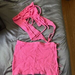 Red Dress Boutique Pink Knit Set